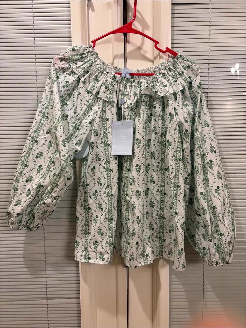 Women’s Hill House Two-Piece Green Floral Short Set - Picture 2 of 6